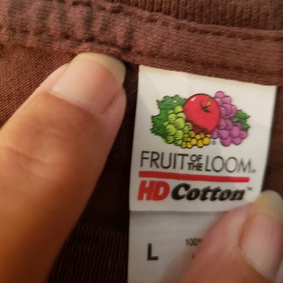 Men's brown t-shirt with "best dad ever" on the front with guitar. Never worn. - Picture 3 of 4